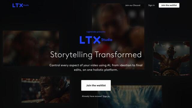 LTX Studio screenshot thumbnail