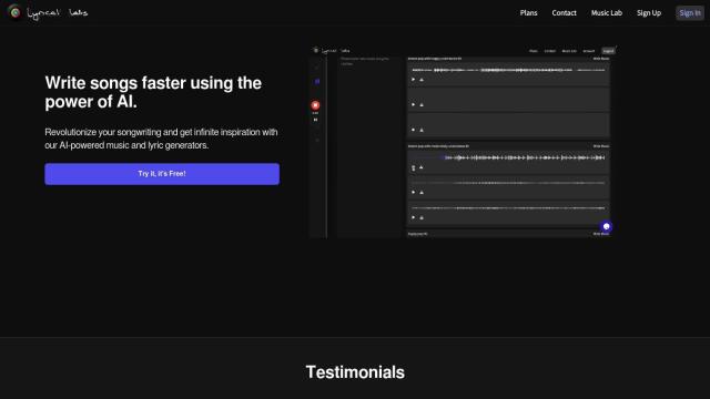 Lyrical Labs screenshot thumbnail