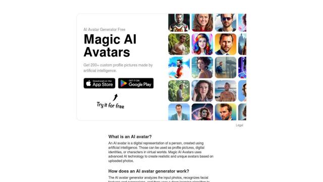 Magic AI Avatars screenshot thumbnail