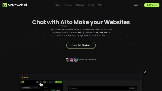 Makeweb.ai screenshot thumbnail