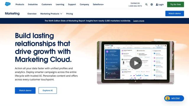 Marketing Cloud screenshot thumbnail