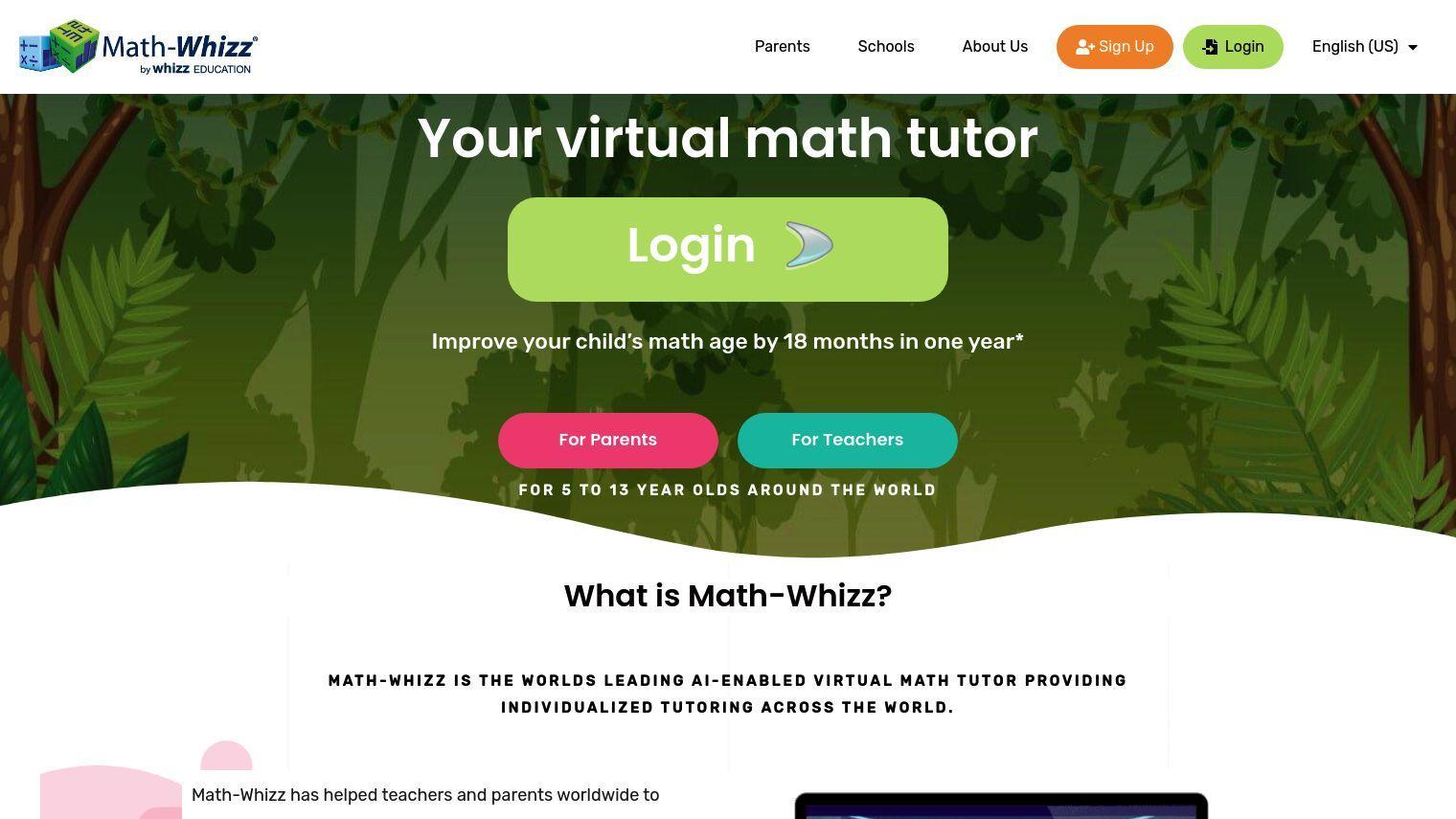 Maths-Whizz screenshot thumbnail