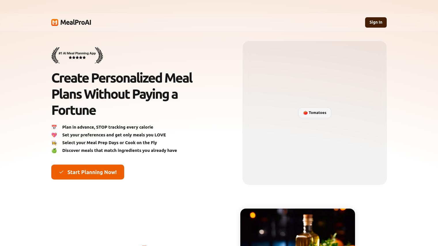 MealProAI screenshot thumbnail