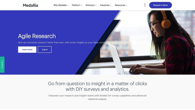 Medallia Agile Research screenshot thumbnail