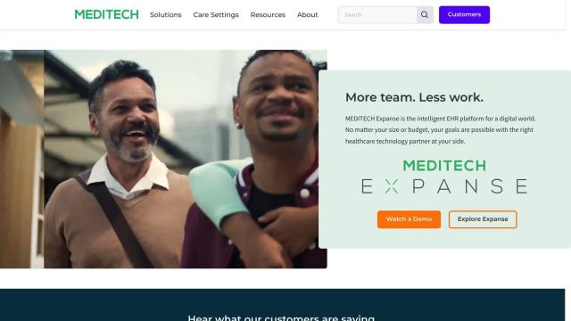 MEDITECH screenshot thumbnail