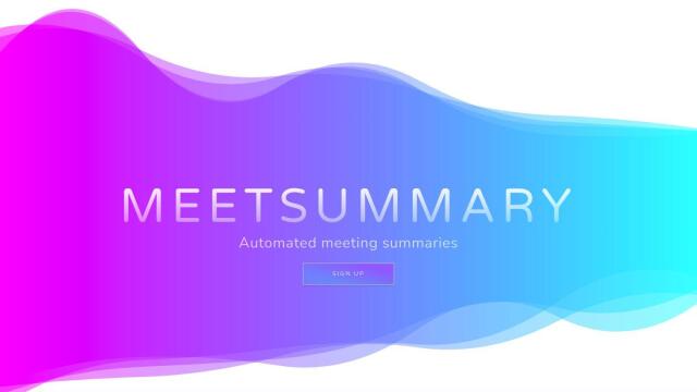 MeetSummary screenshot thumbnail