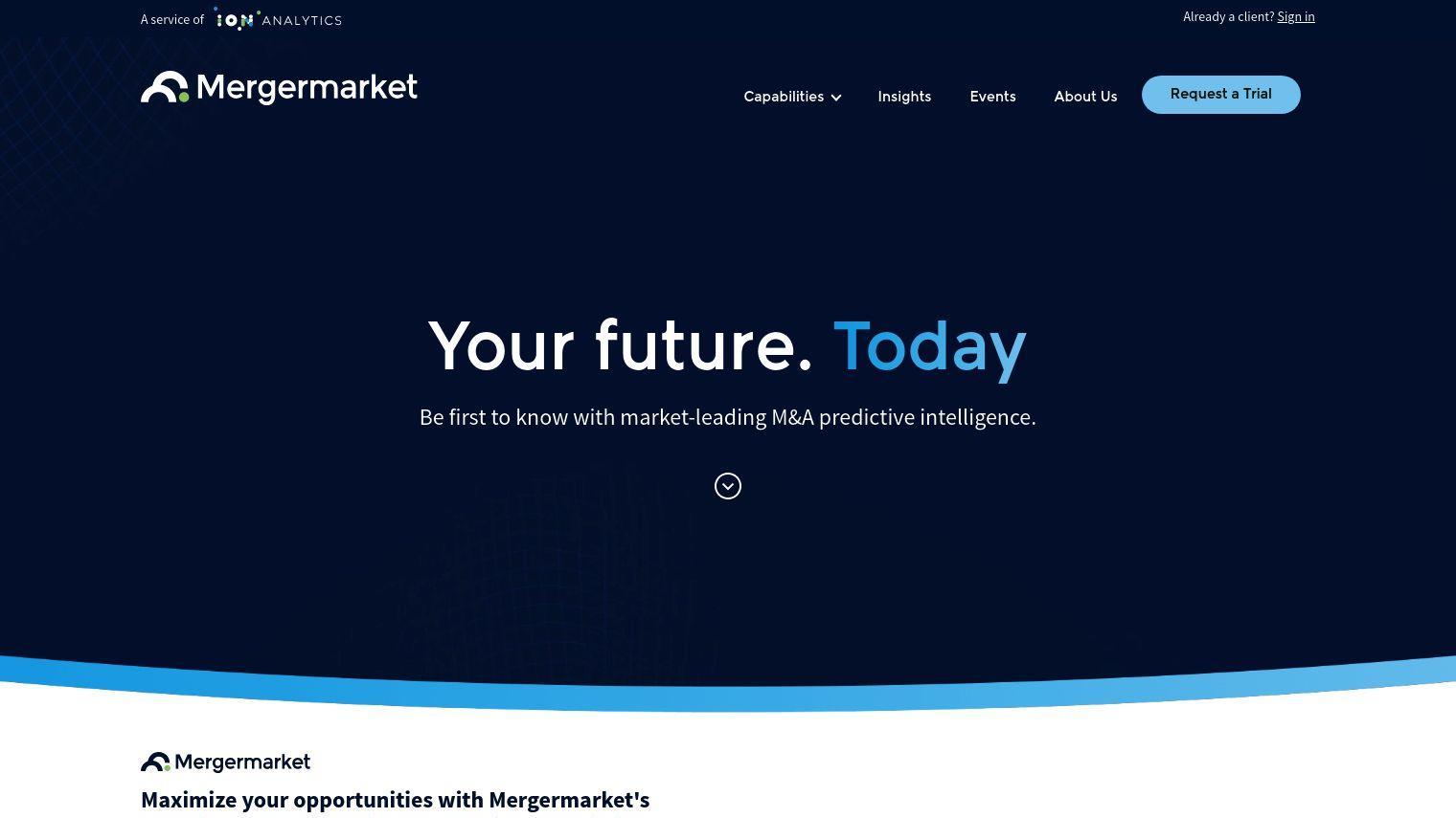 Mergermarket screenshot thumbnail