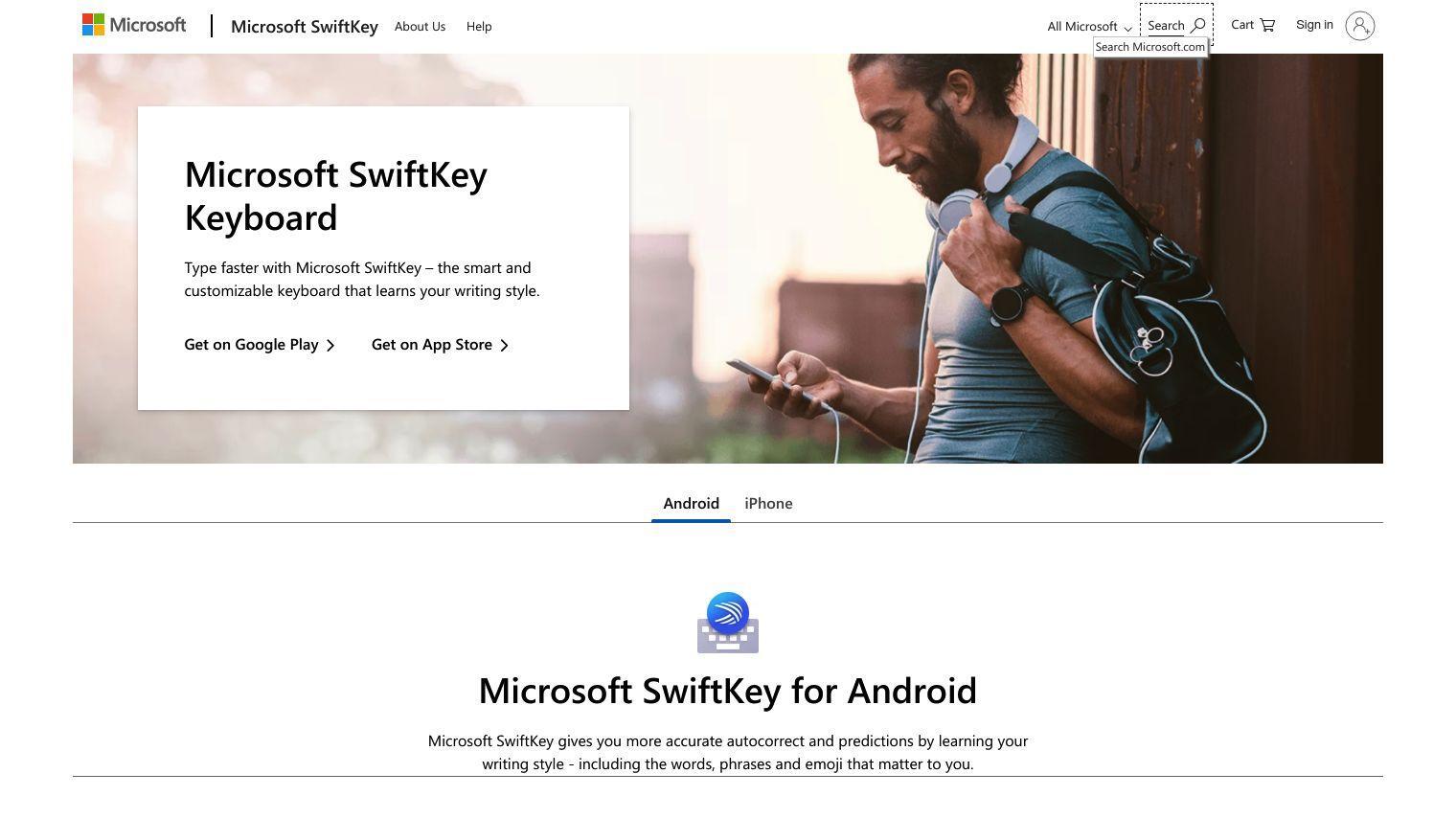 Microsoft SwiftKey screenshot thumbnail