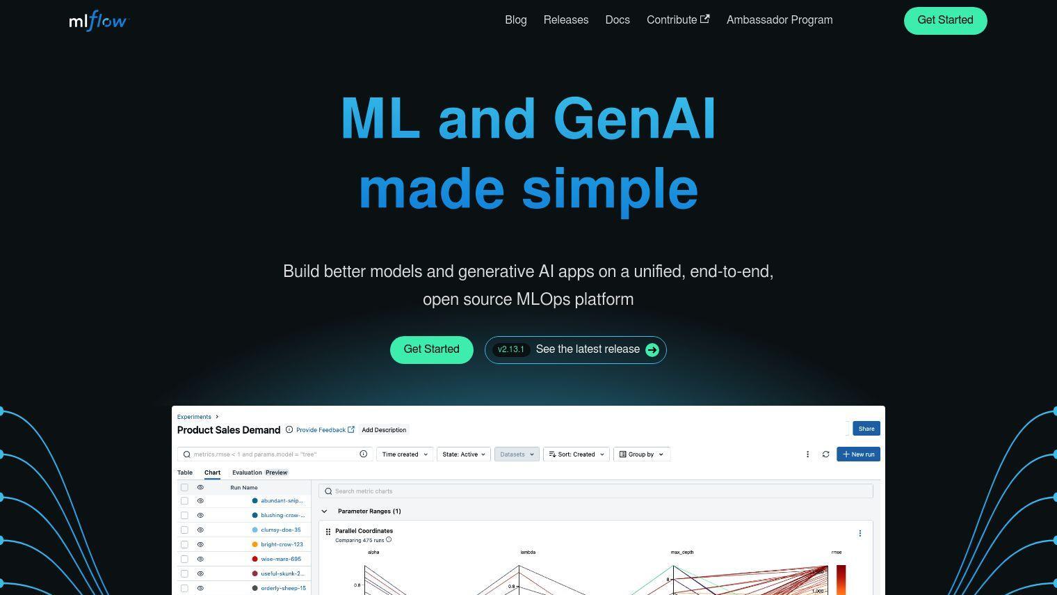 MLflow screenshot thumbnail