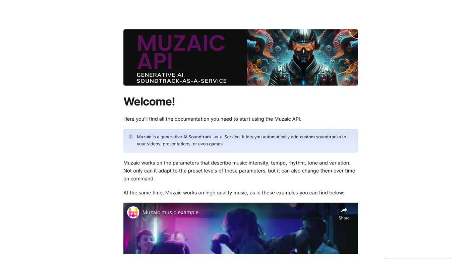 Muzaic screenshot thumbnail