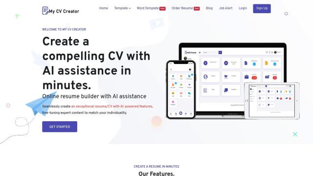MyCV Creator screenshot thumbnail