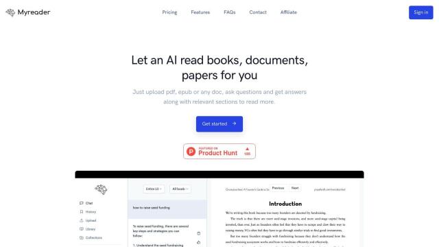 Myreader AI screenshot thumbnail