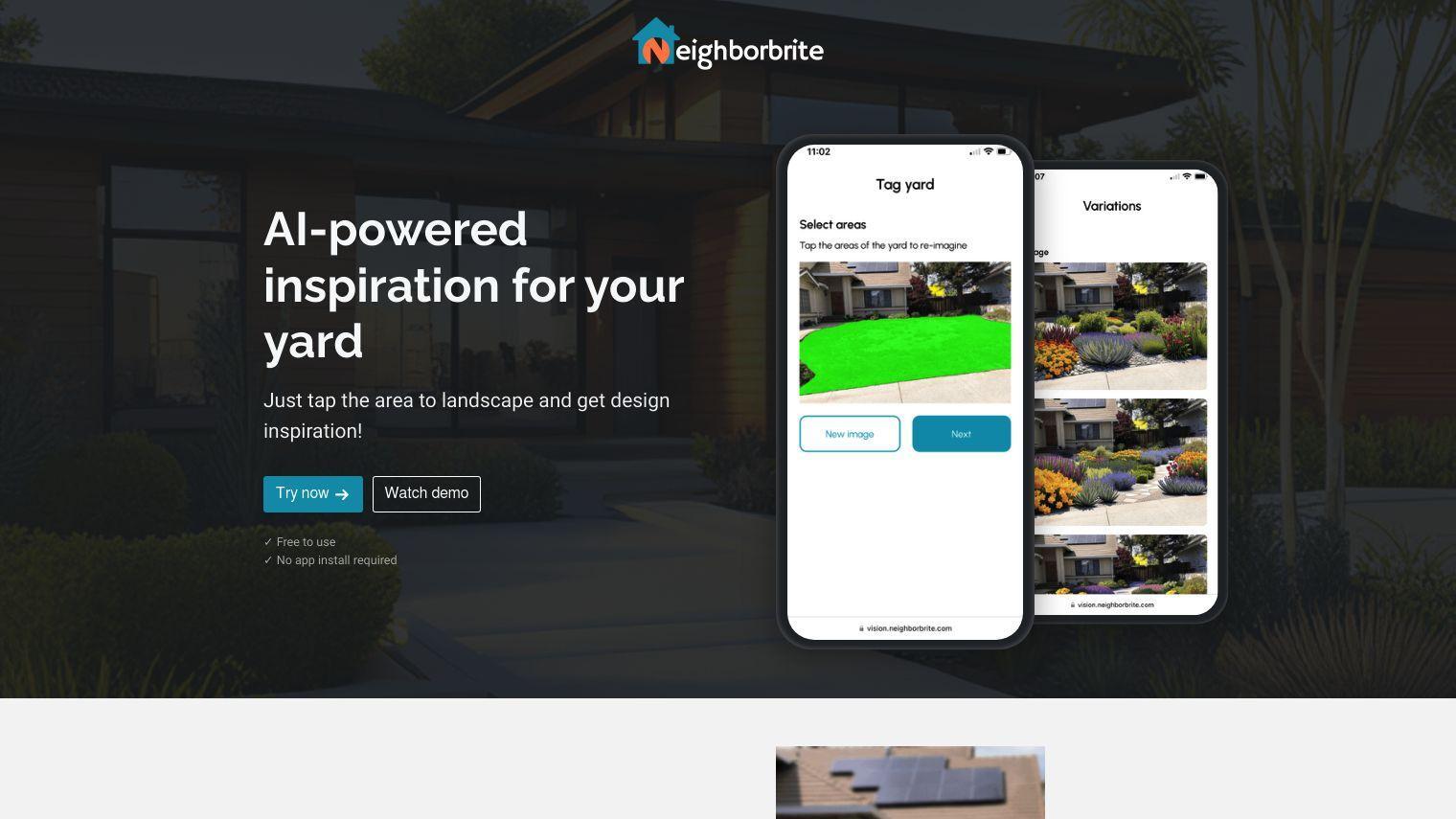 Neighborbrite screenshot thumbnail