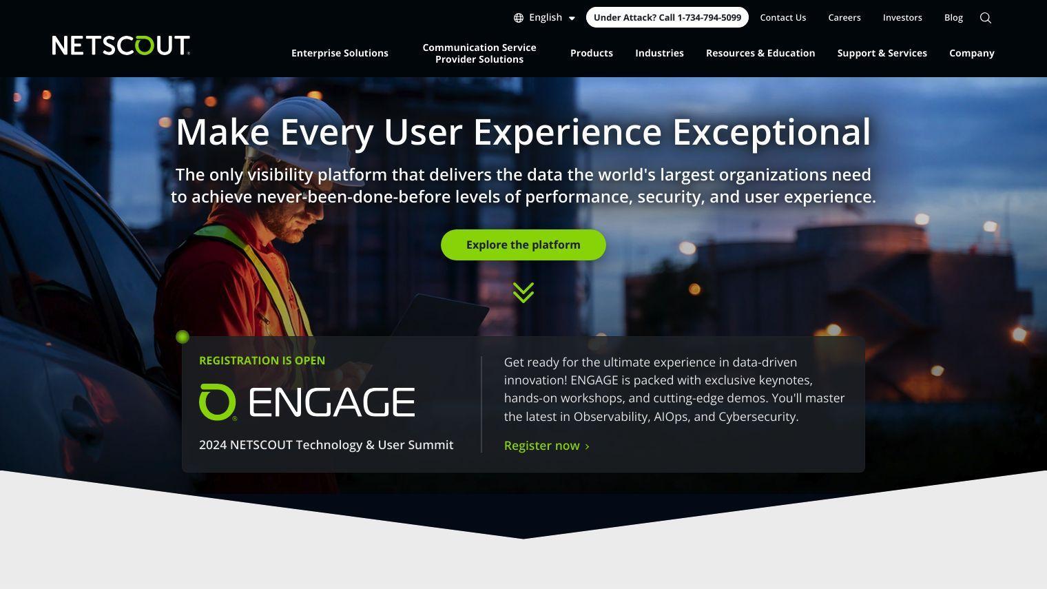 NETSCOUT screenshot thumbnail