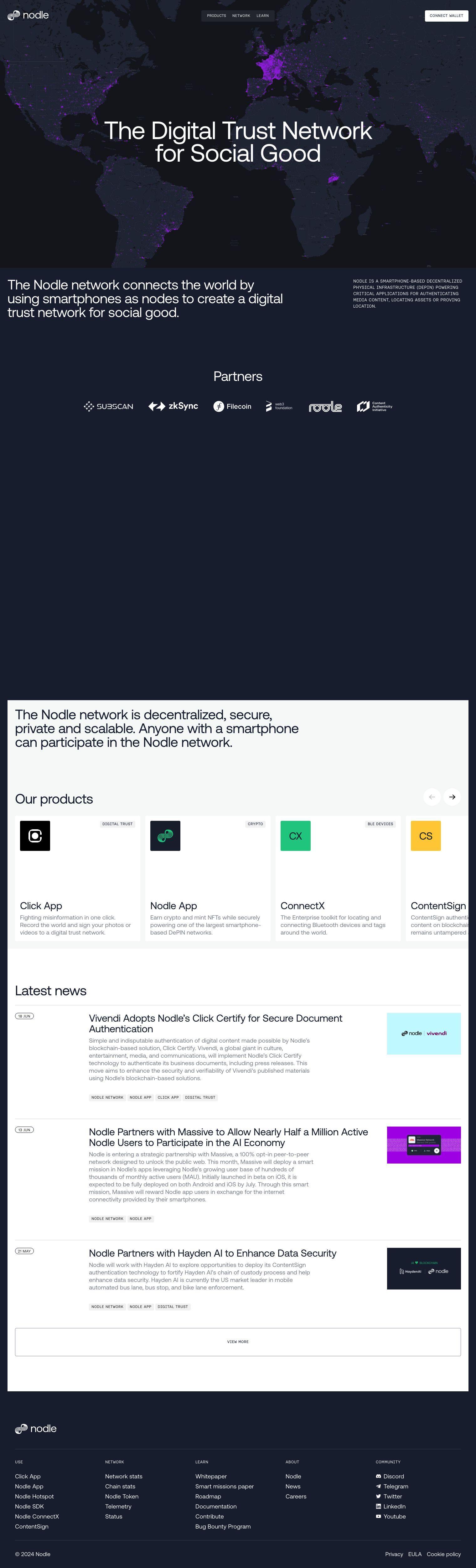 Nodle full screenshot