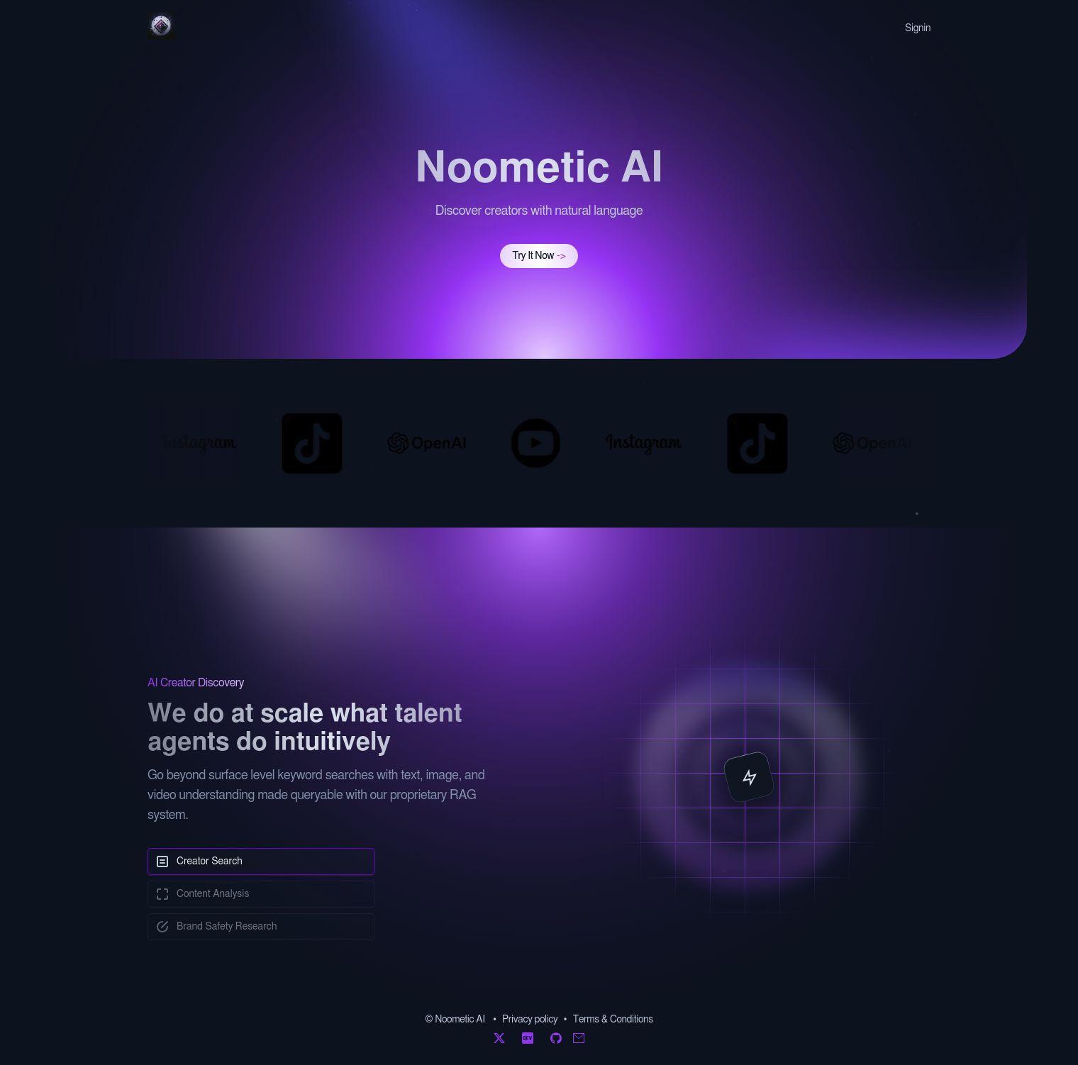 Noometic AI full screenshot