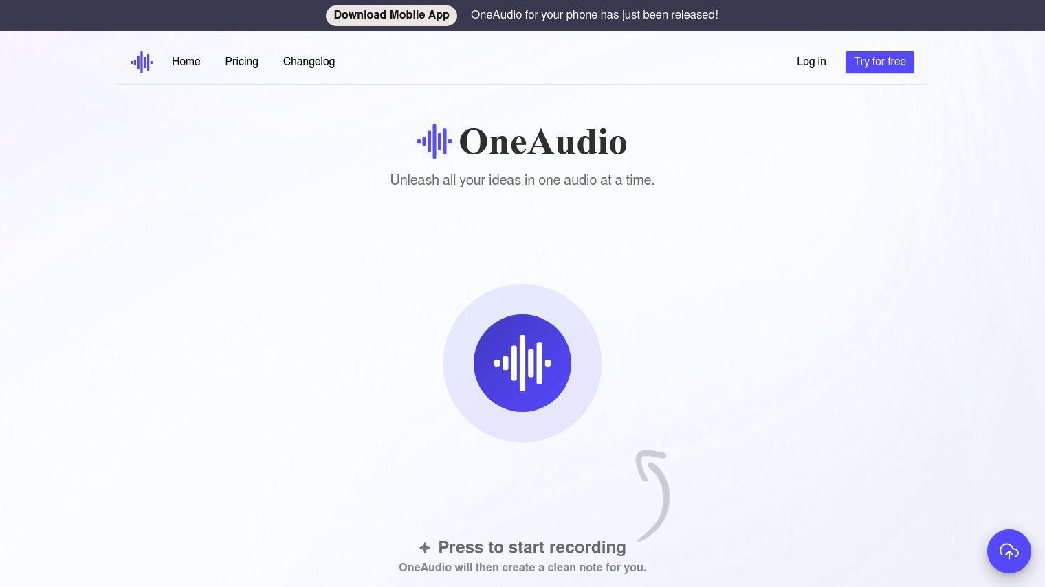 OneAudio screenshot thumbnail