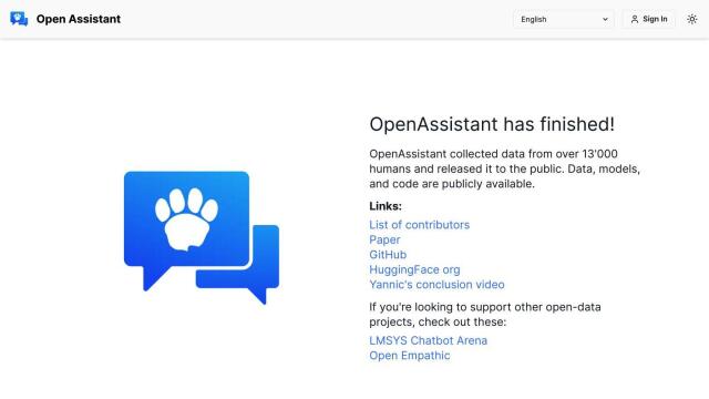 Open Assistant screenshot thumbnail