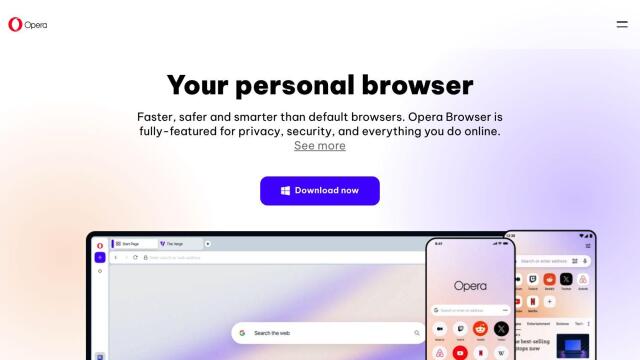 Opera Browser screenshot thumbnail