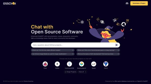 OSS Chat full screenshot