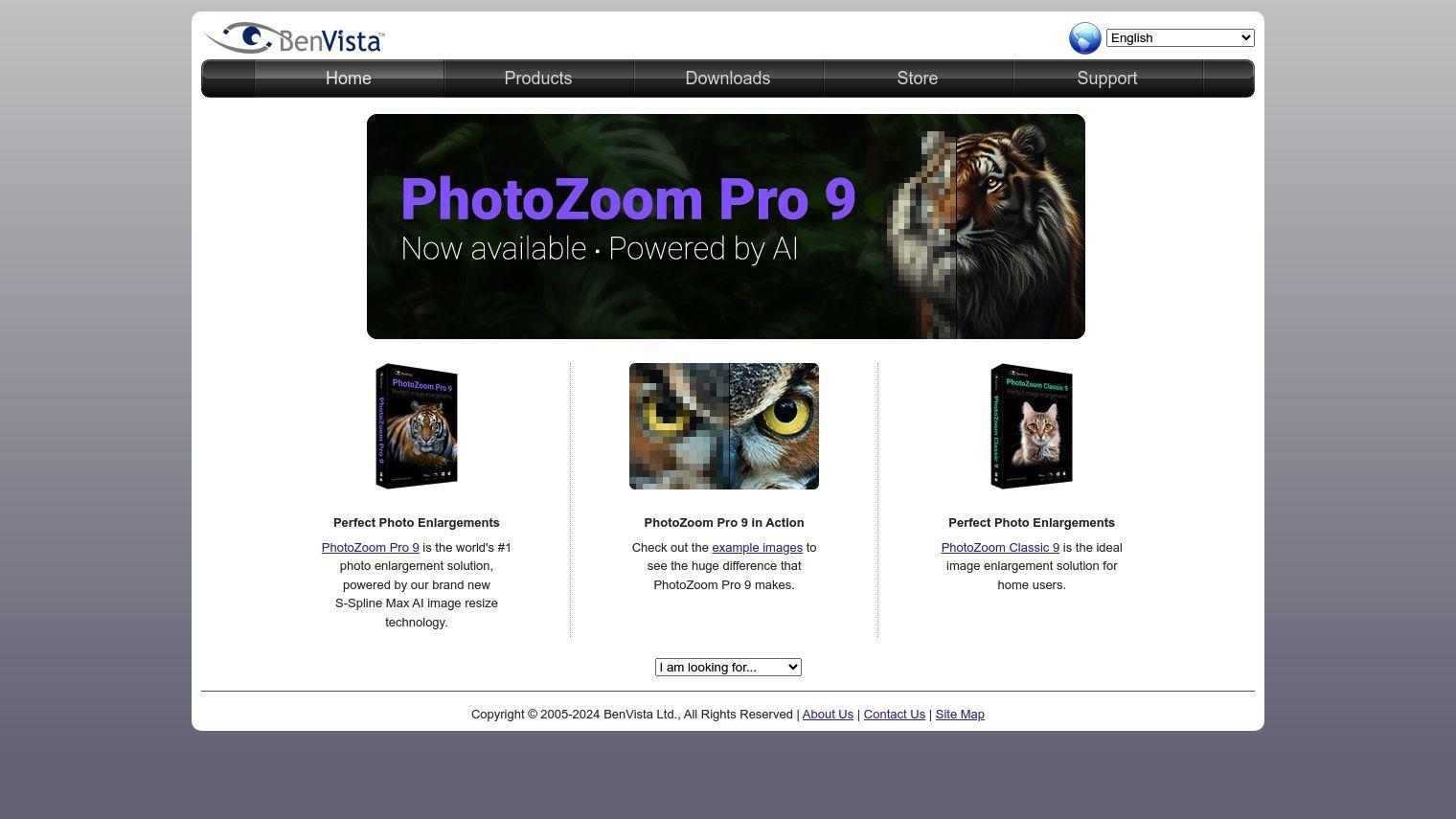 PhotoZoom Pro 9 full screenshot