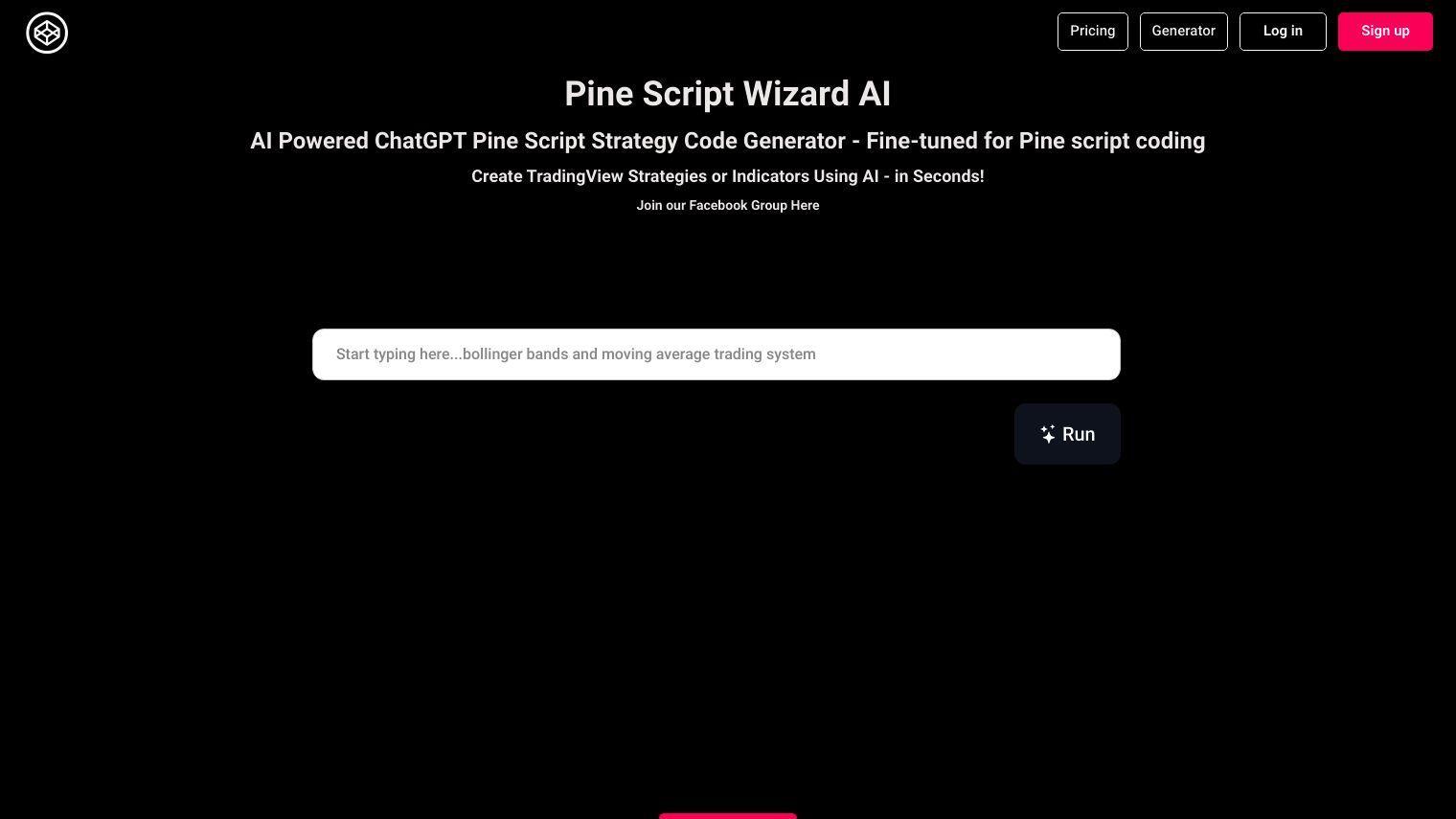 Pine Script Wizard screenshot thumbnail