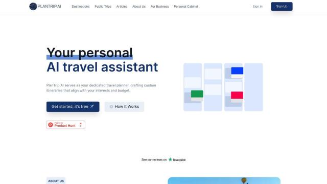 PlanTrip.AI screenshot thumbnail