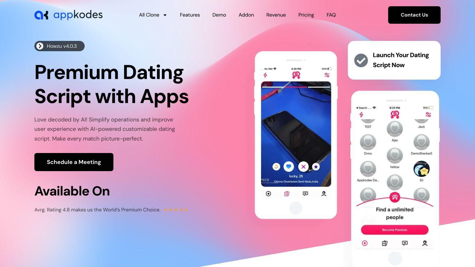 Premium Dating Script screenshot thumbnail