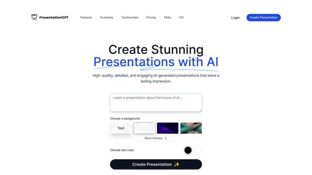 PresentationGPT screenshot thumbnail