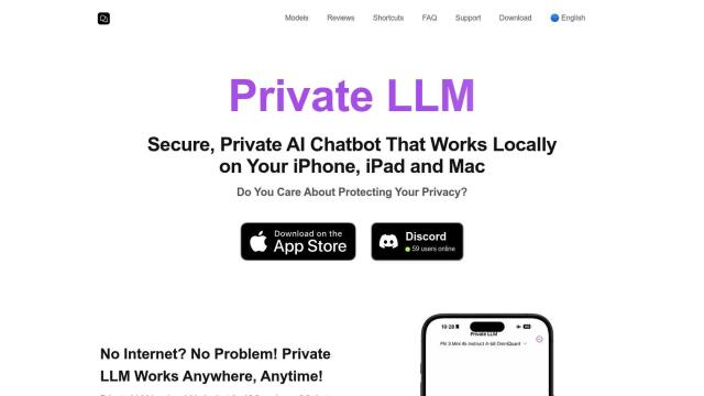 Private LLM screenshot thumbnail