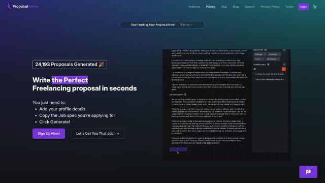 Proposal Genie screenshot thumbnail