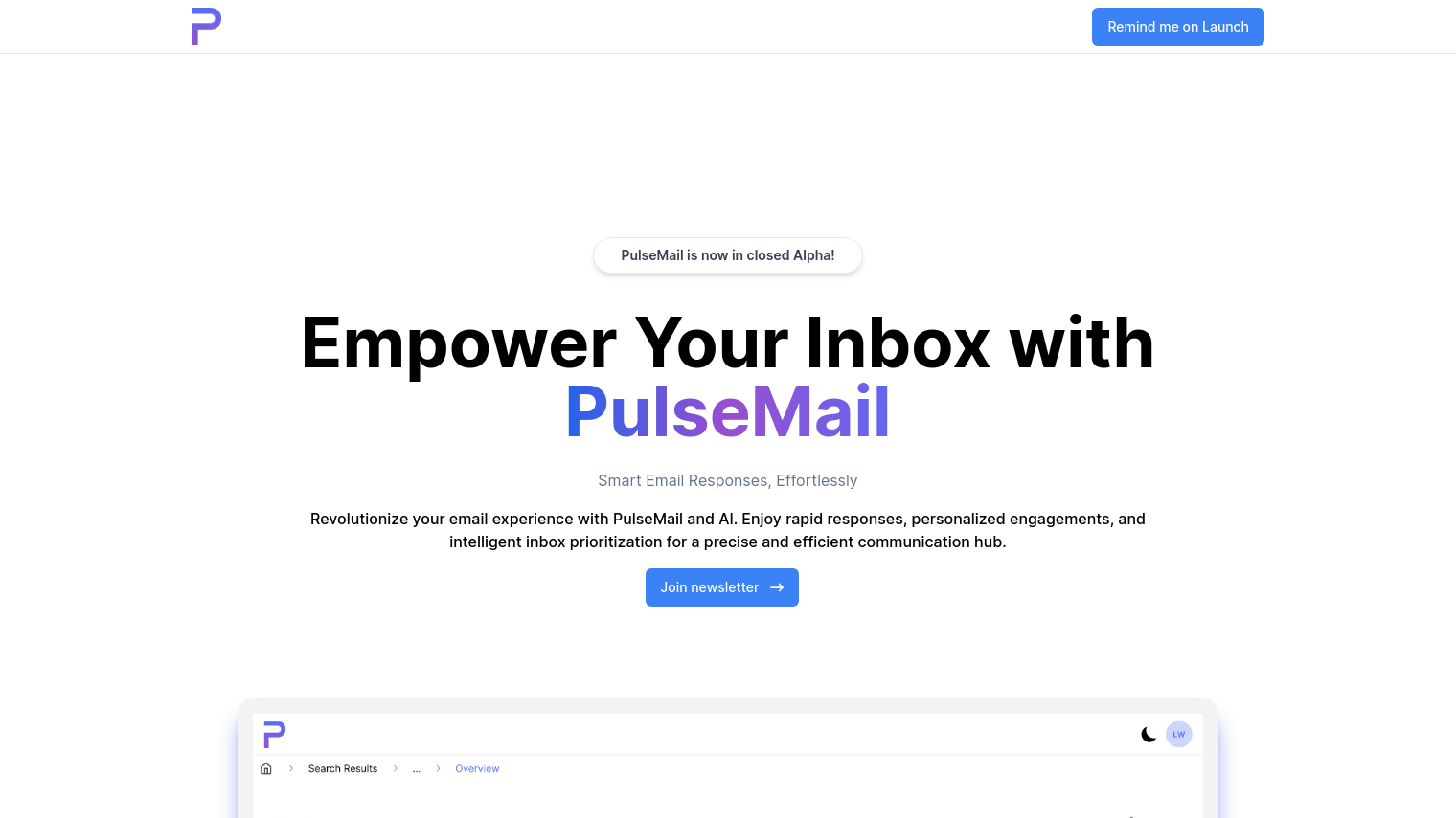 PulseMail screenshot thumbnail