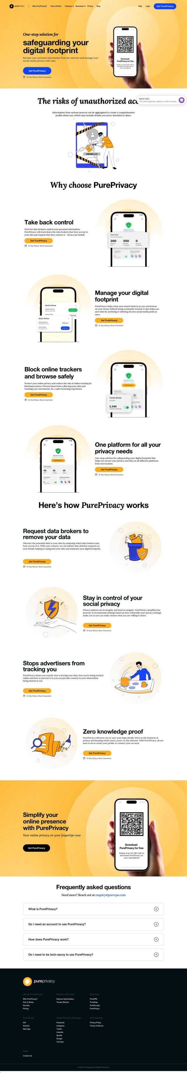 PurePrivacy full screenshot