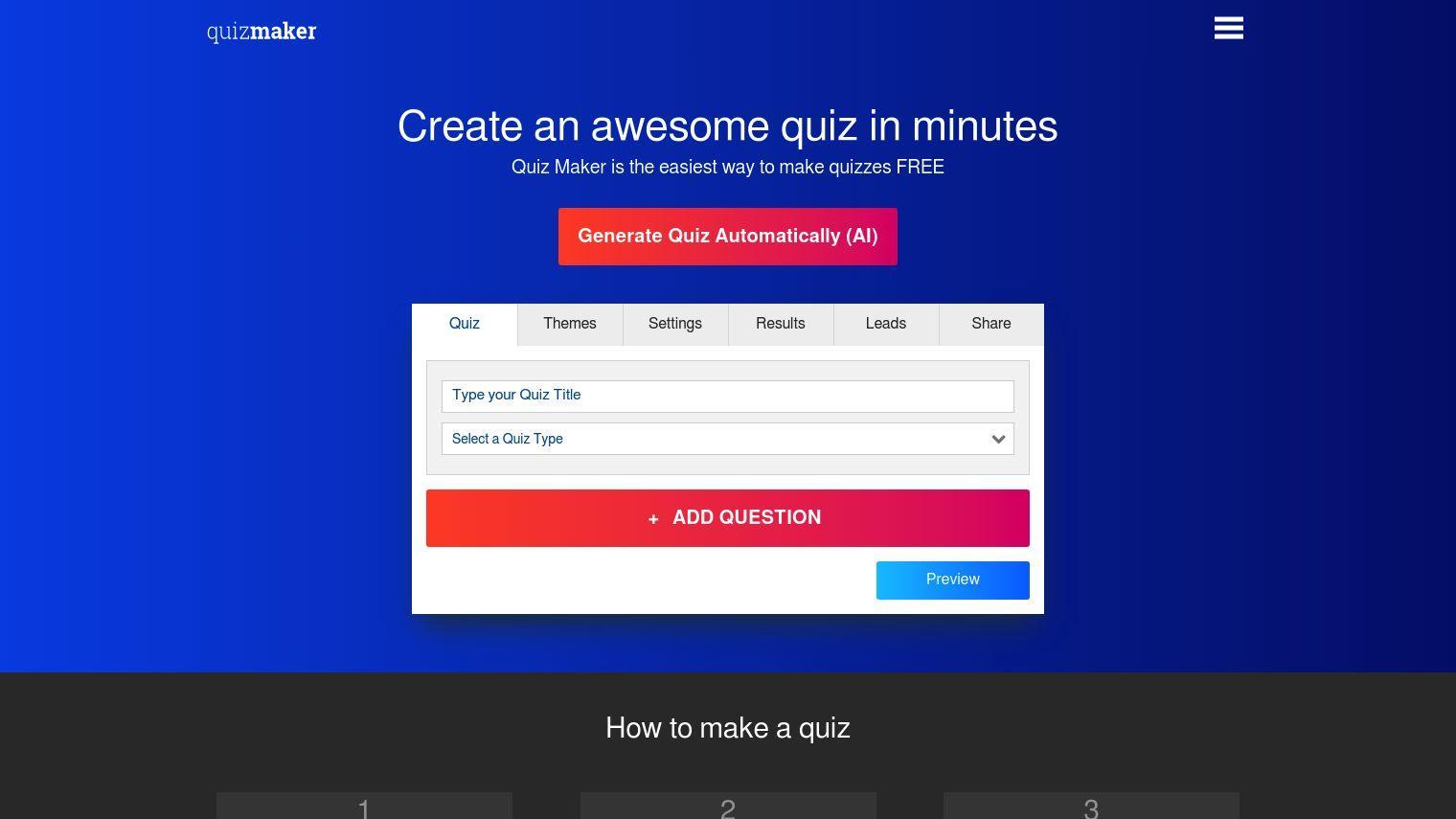 Quiz Maker screenshot thumbnail