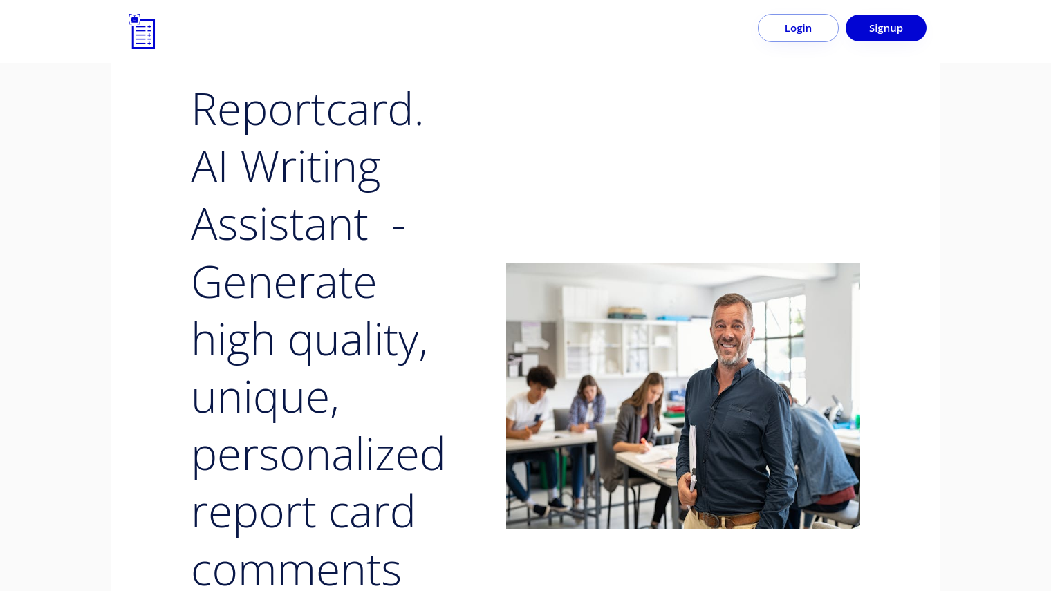 Report Card Comment Generator screenshot thumbnail