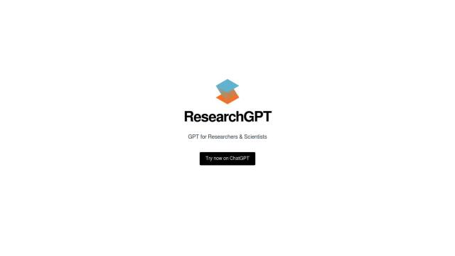 ResearchGPT full screenshot