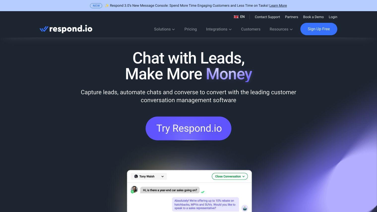 Respond.io screenshot thumbnail