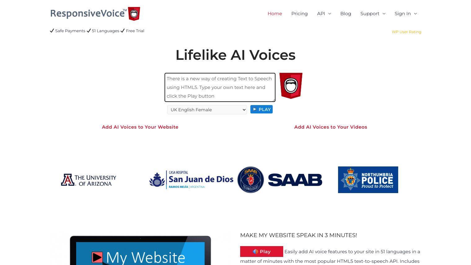 ResponsiveVoice screenshot thumbnail