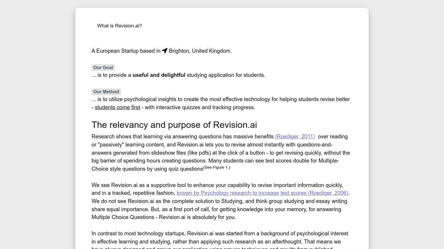 Revision AI screenshot thumbnail