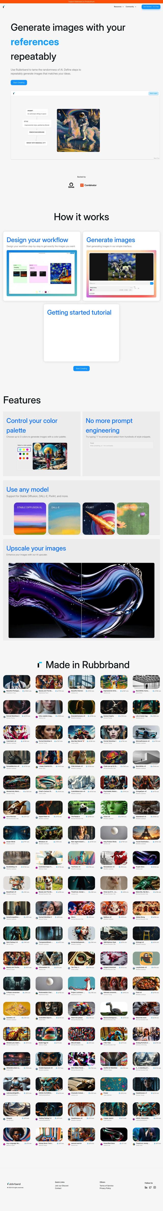 Rubbrband full screenshot