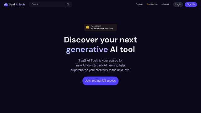 SaaS AI Tools screenshot thumbnail