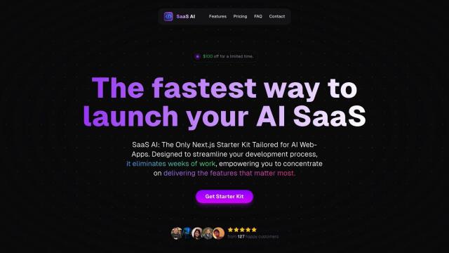 SaaS AI screenshot thumbnail