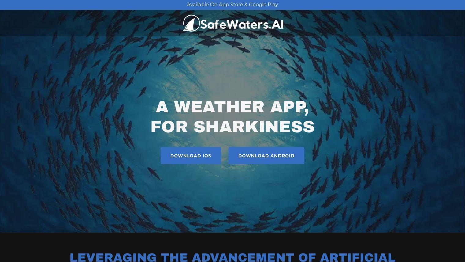 Safewaters.ai screenshot thumbnail