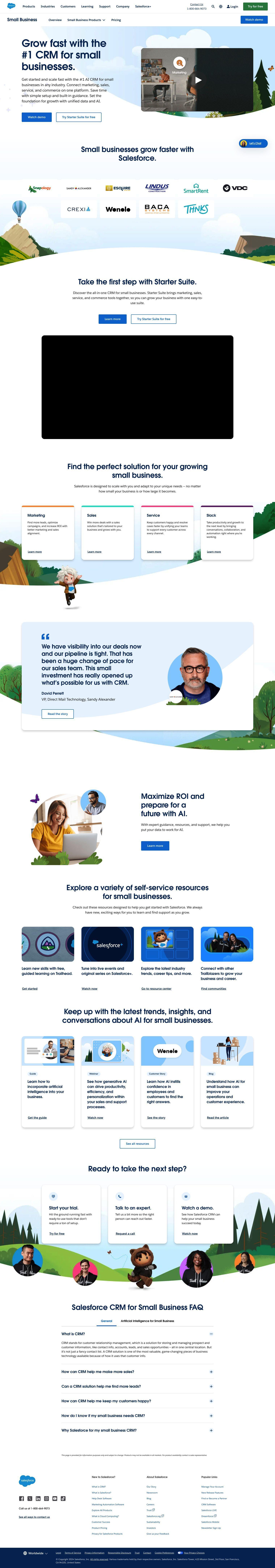 Salesforce full screenshot