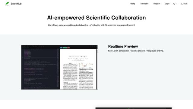 ScienHub full screenshot