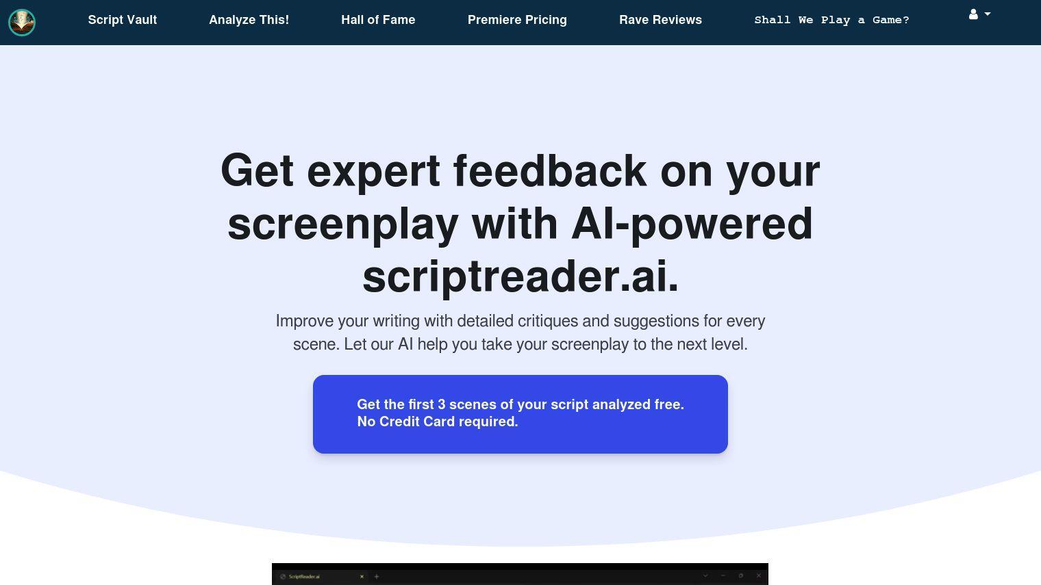 ScriptReader full screenshot