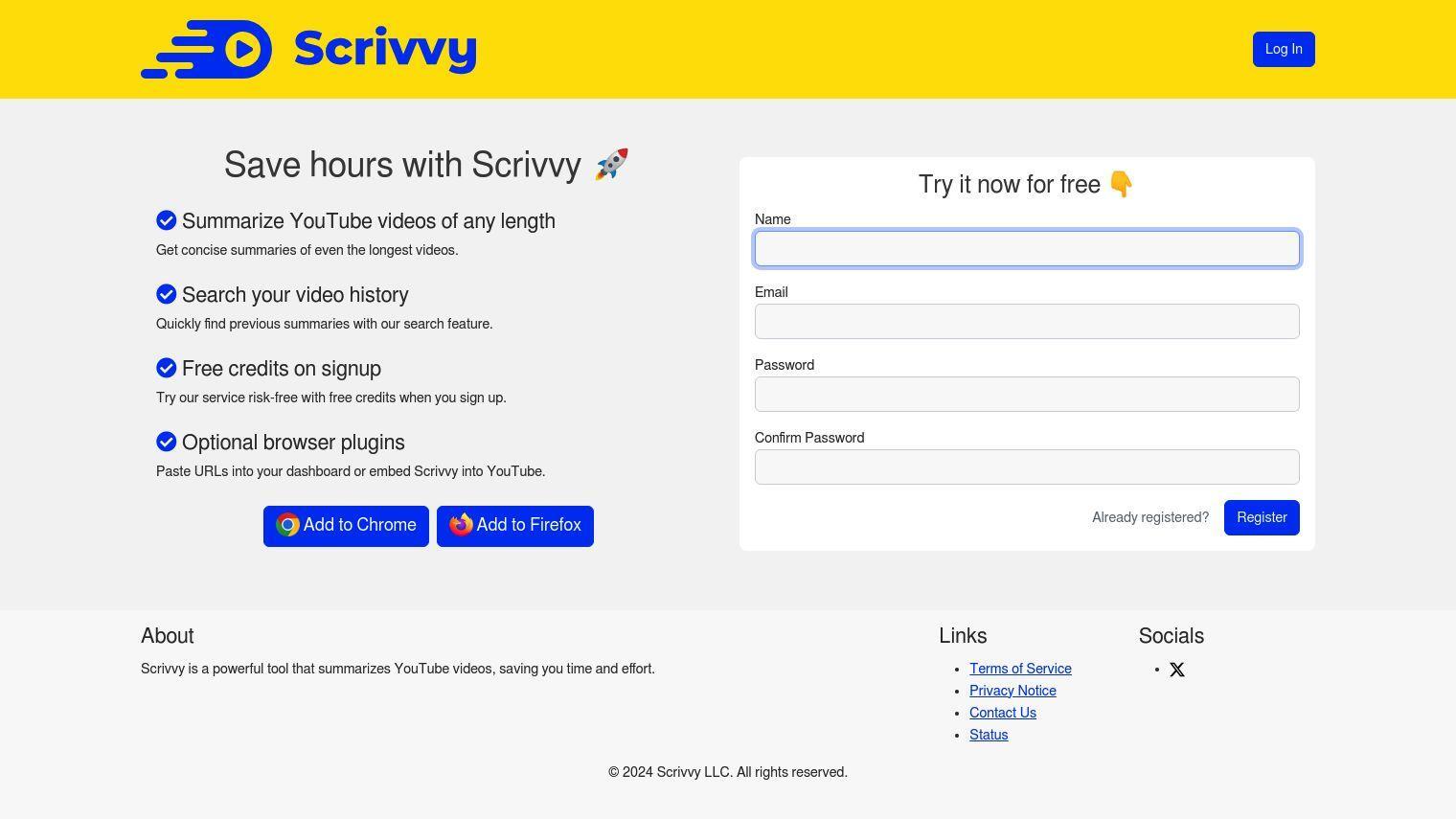 Scrivvy full screenshot