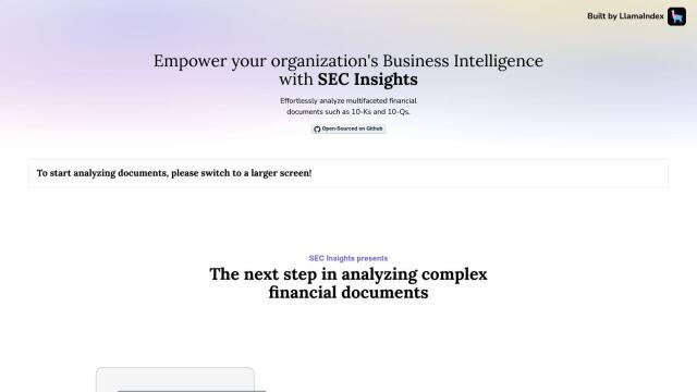 SEC Insights screenshot thumbnail