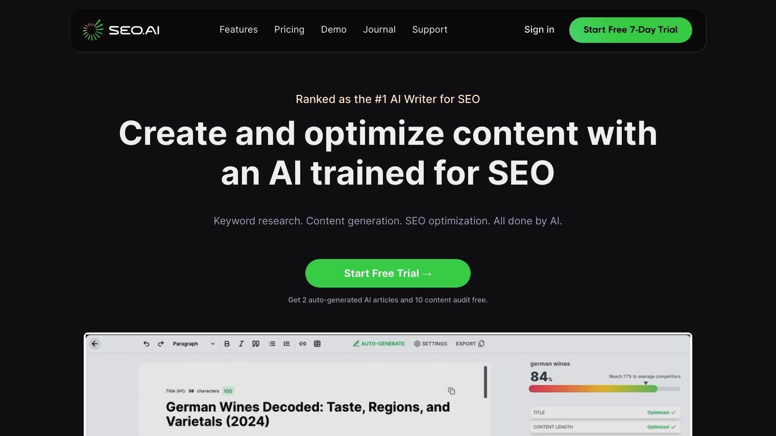 SEO.ai screenshot thumbnail