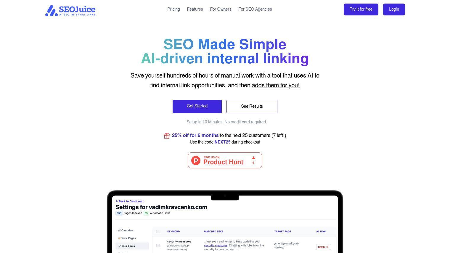 SEOJuice screenshot thumbnail